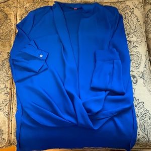 Vince Camuto blouse. Scarf like neck line